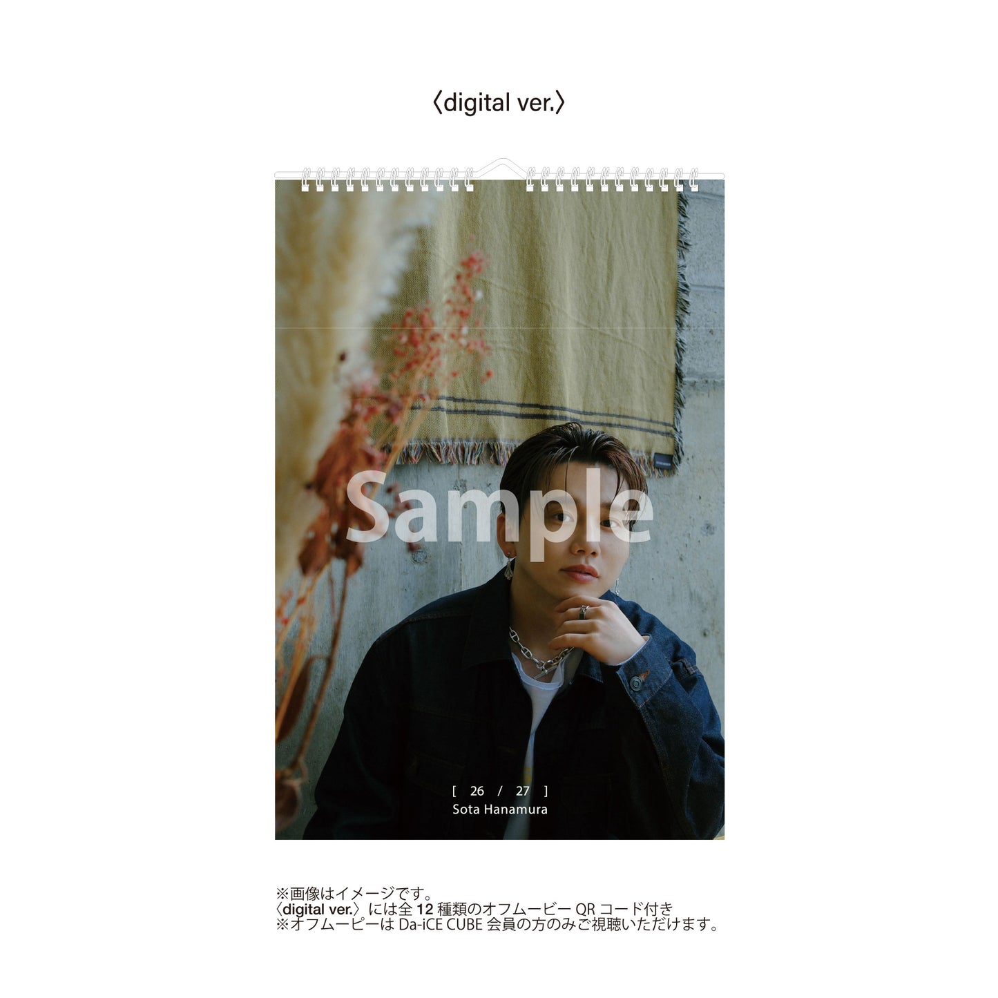 【壁掛けタイプ】 [ 26 / 27 ] Sota Hanamura〈digital ver.〉